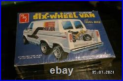 The Six Wheel Van Model Kit Sealed RARE AMT Ford Custom Van