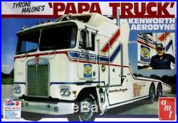 Tyron Malone's Kenworth Aerodyne Papa Truck 125 Scale AMT Detailed Plastic Kit