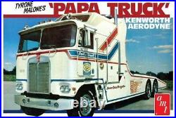 Tyrone Malone Kenworth Transporter Papa Truck 1/25 scale skill 3 AMT #932