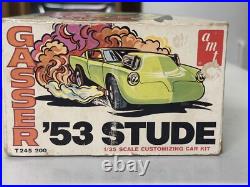 UNBUILT 125 AMT model car kit'53 STUDE GASSER #T245 200 (1953 Studebaker)
