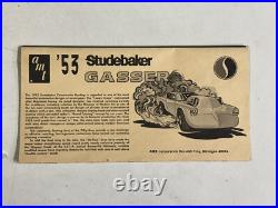 UNBUILT 125 AMT model car kit'53 STUDE GASSER #T245 200 (1953 Studebaker)