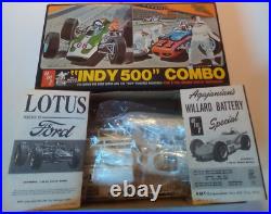 UNBUILT Vintage 1969 AMT Indy 500 Combo Model Car Kit NM in Box