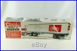 Ultra Rare Factory Sealed AMT Friehauf 40' Reefer Coors Beer Trailer 1/25 Model