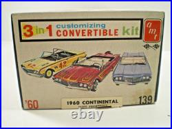 Ultra Rare! Original Amt 1960 Continental Convertible Builder Restoration Kit