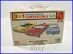 Ultra Rare! Original Amt 1960 Continental Convertible Builder Restoration Kit
