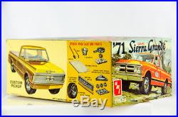 Ultra Rare Vintage AMT GMC 1971'71 Sierra Grande Pickup 1/25 Model Car T120-225