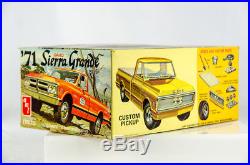 Ultra Rare Vintage AMT GMC 1971'71 Sierra Grande Pickup 1/25 Model Car T120-225