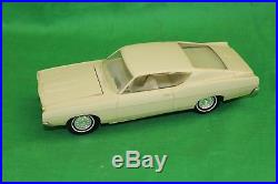 VINTAGE 1969 FORD TORINO GT 390 PLASTIC PROMO CAR 1/25 MODEL AMT Pale Green