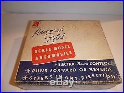 VINTAGE AMT 1953 PONTIAC REMOTE CONTROL PROMO MODEL CAR WithBOX VINTAGE GRAY