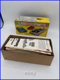 VINTAGE AMT 1960 BUICK CONVERTIBLE CAR MODEL / KIT 3 in 1 CUSTOMIZING KIT