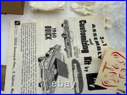 VINTAGE AMT 1960 BUICK CONVERTIBLE CAR MODEL / KIT 3 in 1 CUSTOMIZING KIT
