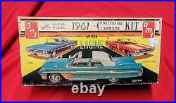 VINTAGE AMT 1961 FORD CONVERTIBLE CUSTOMZING K-111 MODEL KIT WithORIG BOX & INST