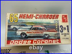 VINTAGE AMT 1965 HEMI-CHARGER DODGE CORNET MODEL / KIT 3 in 1 Customizing Kit