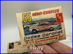 VINTAGE AMT 1965 HEMI-CHARGER DODGE CORNET MODEL / KIT 3 in 1 Customizing Kit