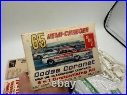 VINTAGE AMT 1965 HEMI-CHARGER DODGE CORNET MODEL / KIT 3 in 1 Customizing Kit