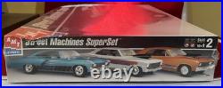 VINTAGE AMT #39194 STREET MACHINES SUPER SET 3 KITS- FACTORY SEALED-NOS-2nd