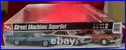 VINTAGE AMT #39194 STREET MACHINES SUPER SET 3 KITS- FACTORY SEALED-NOS-2nd