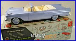 VINTAGE AMT 3 in1 1959 PONTIAC CONVERTIBLE BUILT MODEL KIT FOR RESTORATION