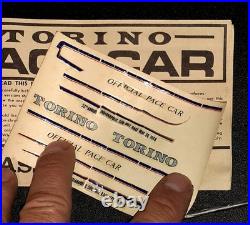 VINTAGE AMT'68 Torino Official Pace Car Indianapolis 500 RARE Open Box Autolite