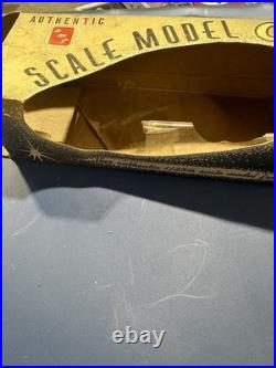 VINTAGE AMT PROMO Yellow 61 FORD GALAXIE CONVERTIBLE With Box