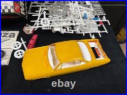 VINTAGE ORIGINAL ISSUE AMT 1967 CHEVY CORVAIR MONZA Model Kit Partially built