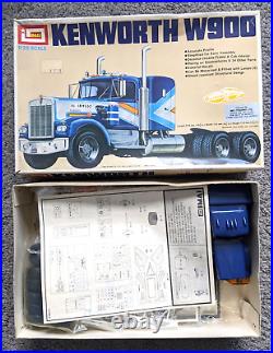VTG 1970s IMIA HTF 1/28 KENWORTH W900 MOTORIZED MODEL KIT B-963 WithMOTOR COMPLETE
