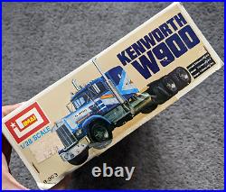 VTG 1970s IMIA HTF 1/28 KENWORTH W900 MOTORIZED MODEL KIT B-963 WithMOTOR COMPLETE