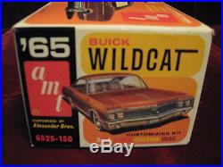VTG 65 Buick Wildcat Fast Back Model/Kit 6525 AMT USA 3in1 HOT Time Capsule Kept