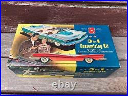 VTG AMT 3 in 1 Customizing Model Kit 139 EDSEL Convertible Unbuilt 1950s Pontiac
