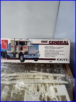 VTG AMT ERTL 1/25 Scale GMC General Deisel Cab Model Kit Sealed Parts New Open