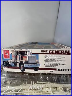 VTG AMT ERTL 1/25 Scale GMC General Deisel Cab Model Kit Sealed Parts New Open