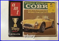 VTG AMT Ford Powered Cobra 3 in 1 Customizing 125 Scale Model Kit 2170-150