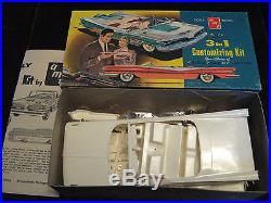 VTG. Orig. 1959 Pontiac Conv. Model/Kit AMT USA 8C Rare Mint Time Capsule Kept