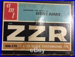 VTG RARE AMT 1966 GEORGE BARRIS ZZR Model Kit Movie Funny Car-Complete in Box