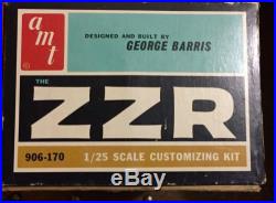 VTG RARE AMT 1966 GEORGE BARRIS ZZR Model Kit Movie Funny Car-Complete in Box