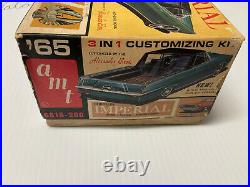 Vintage, 125, AMT, 1965 Chrysler Imperial Customizing Kit, Open Box, used