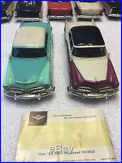Vintage 1955 AMT Promo Plastic Metal Dodge Custom Royal Lancer Model Car Lot 7