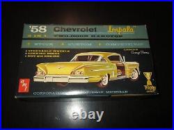 Vintage 1958 AMT CHEVROLET IMPALA 2-door hardtop Trophy Series 2758-200