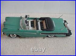 Vintage 1958 edsel pacer convertible amt car model kit built withoriginal box