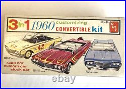 Vintage 1960 AMT 3 in 1 Customizing Convertible Model Kit Mercury FACTORY SEALED