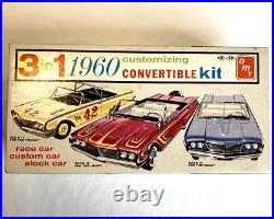 Vintage 1960 AMT 3 in 1 Customizing Convertible Model Kit Mercury FACTORY SEALED