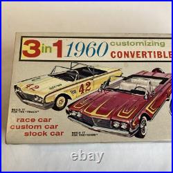 Vintage 1960 AMT 3 in 1 Customizing Convertible Model Kit Mercury FACTORY SEALED