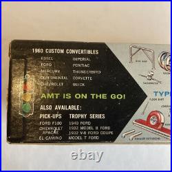 Vintage 1960 AMT 3 in 1 Customizing Convertible Model Kit Mercury FACTORY SEALED