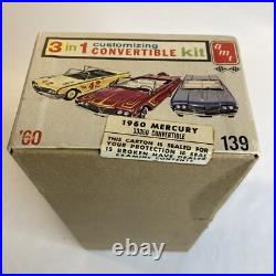Vintage 1960 AMT 3 in 1 Customizing Convertible Model Kit Mercury FACTORY SEALED