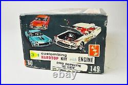 Vintage 1960 Corvette AMT 3-in-1 Model Kit Unbuilt