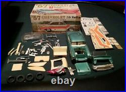 Vintage 1962 AMT 57 Chevrolet 2 Dr Hardtop 3 in 1 Model Kit T-757-200 Mild Build