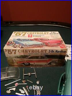 Vintage 1962 AMT 57 Chevrolet 2 Dr Hardtop 3 in 1 Model Kit T-757-200 Mild Build