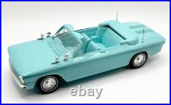 Vintage 1963 Amt Chevrolet Corvair Convertible Turquoise Model Built Kit #4170