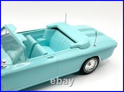 Vintage 1963 Amt Chevrolet Corvair Convertible Turquoise Model Built Kit #4170