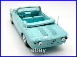 Vintage 1963 Amt Chevrolet Corvair Convertible Turquoise Model Built Kit #4170